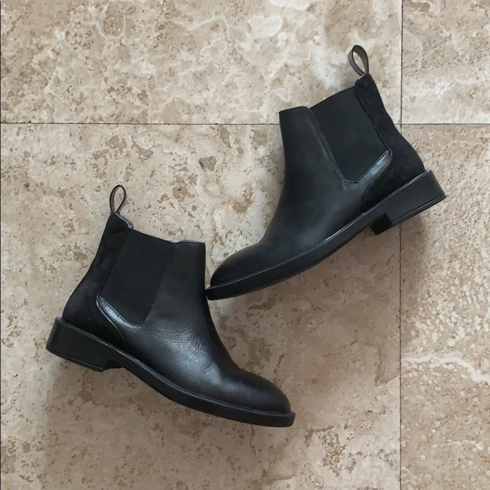 Zara Chelsea boot Moto boot bootie black 38 8